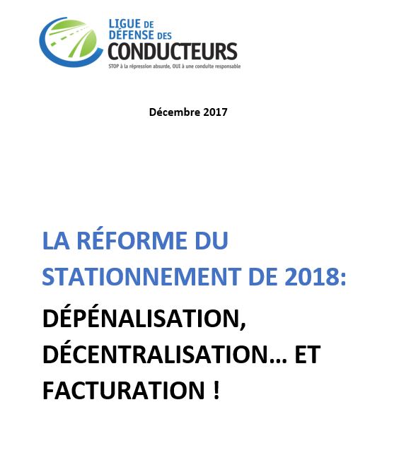 La réforme du stationnement de 2018 : dépénalisation, privatisation… et facturation !